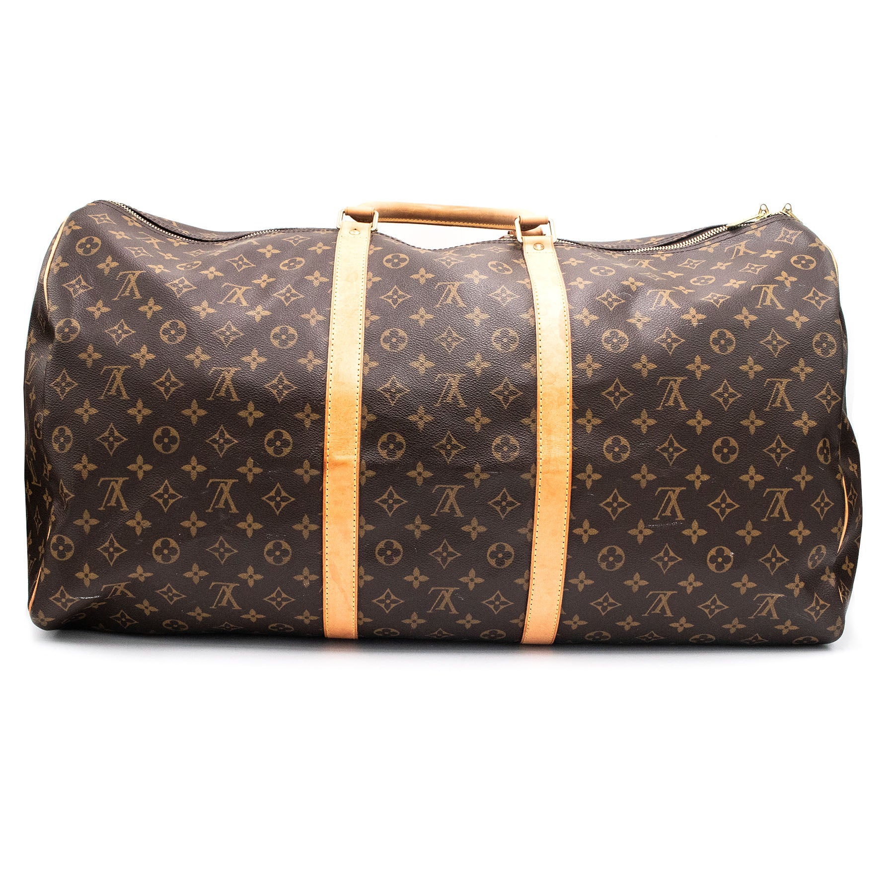 Louis Vuitton Keepall 55 Monogram Brown Duffle Bag