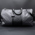 Louis Vuitton Reverse Monogram Eclipse Keepall Bandouliere 50 Duffel Bag