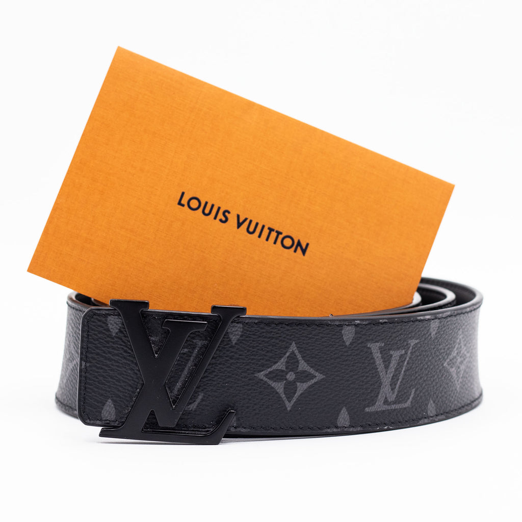 Louis Vuitton Initiales 40mm Matte Black Belt