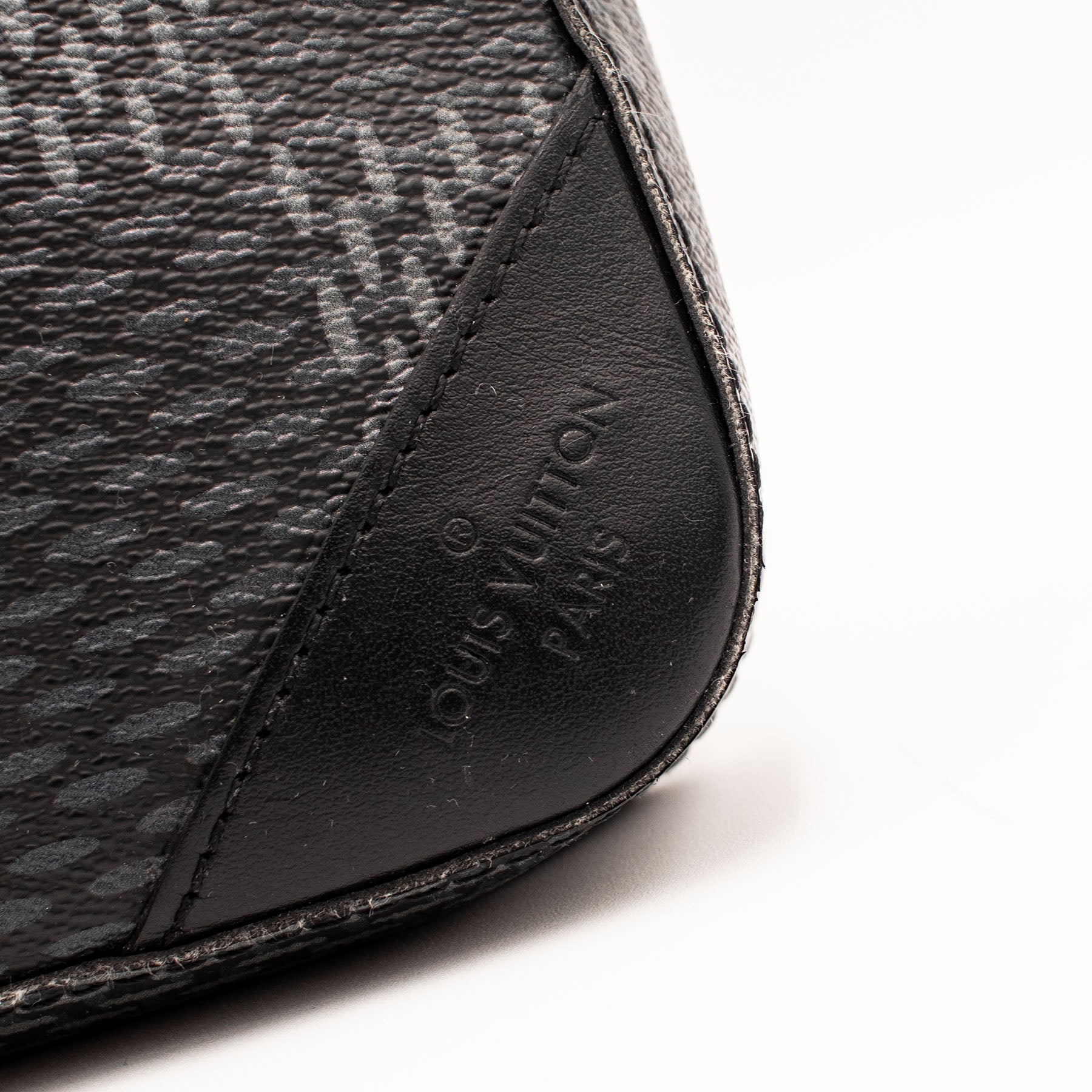 Louis Vuitton Trio Messenger Crossbody Black Handbag