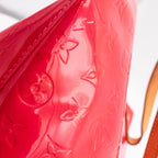 Louis Vuitton Vernis Bellevude Monogram Red Handbag