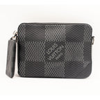 Louis Vuitton Trio Messenger Crossbody Black Handbag