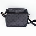 Louis Vuitton Trio Messenger Crossbody Monogram Black & Gray Handbag