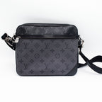 Louis Vuitton Trio Messenger Crossbody Monogram Black & Gray Handbag
