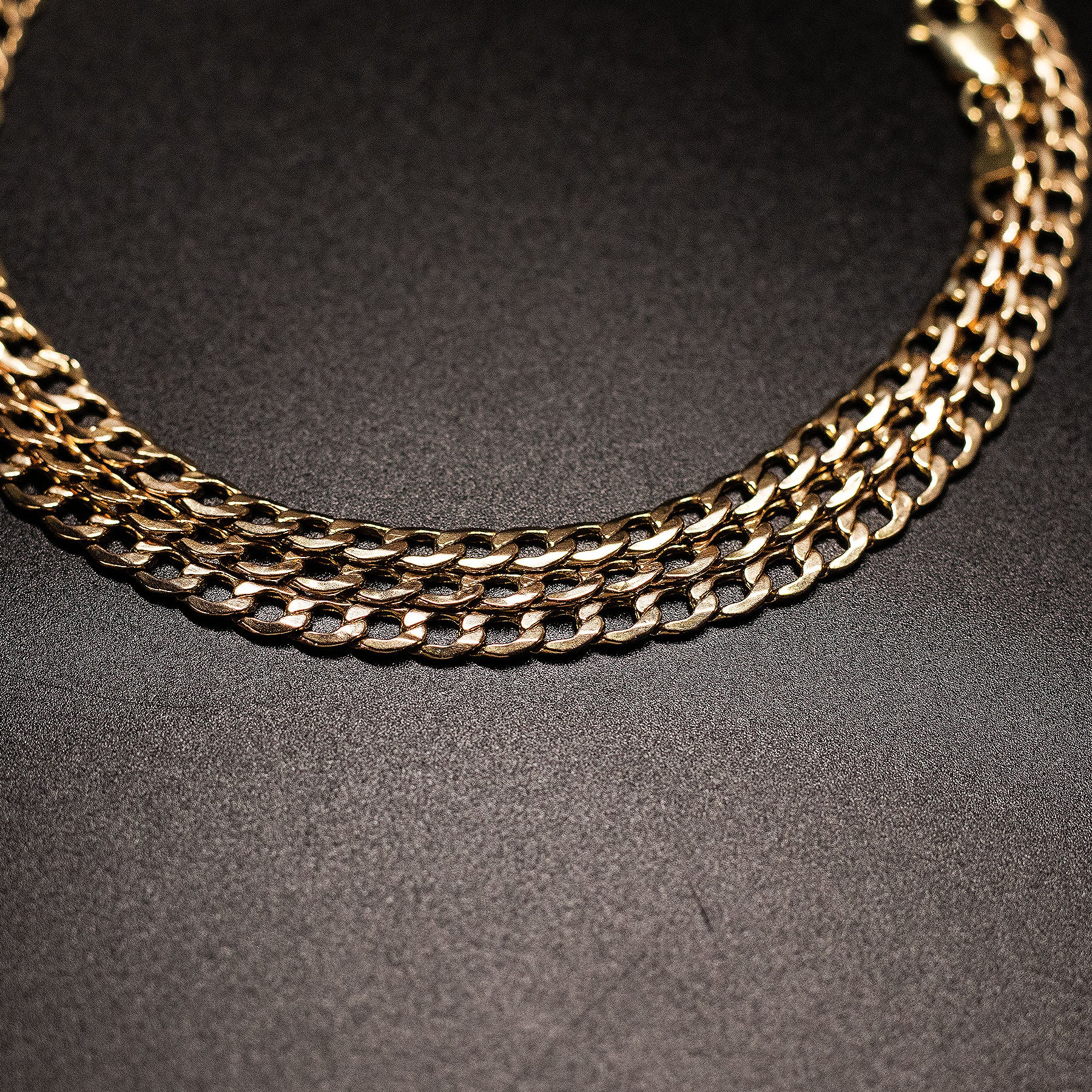 14k Yellow Gold Curb Link 25 Inch Chain Necklace