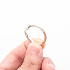 Tiffany & Co. Sterling Silver Double T Ring