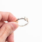 Tiffany & Co. Sterling Silver Double T Ring