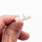 Tiffany & Co. Sterling Silver Double T Ring