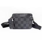 Louis Vuitton Trio Messenger Crossbody Black Handbag