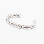 David Yurman Sterling Silver Chevron Cuff Bangle Bracelet