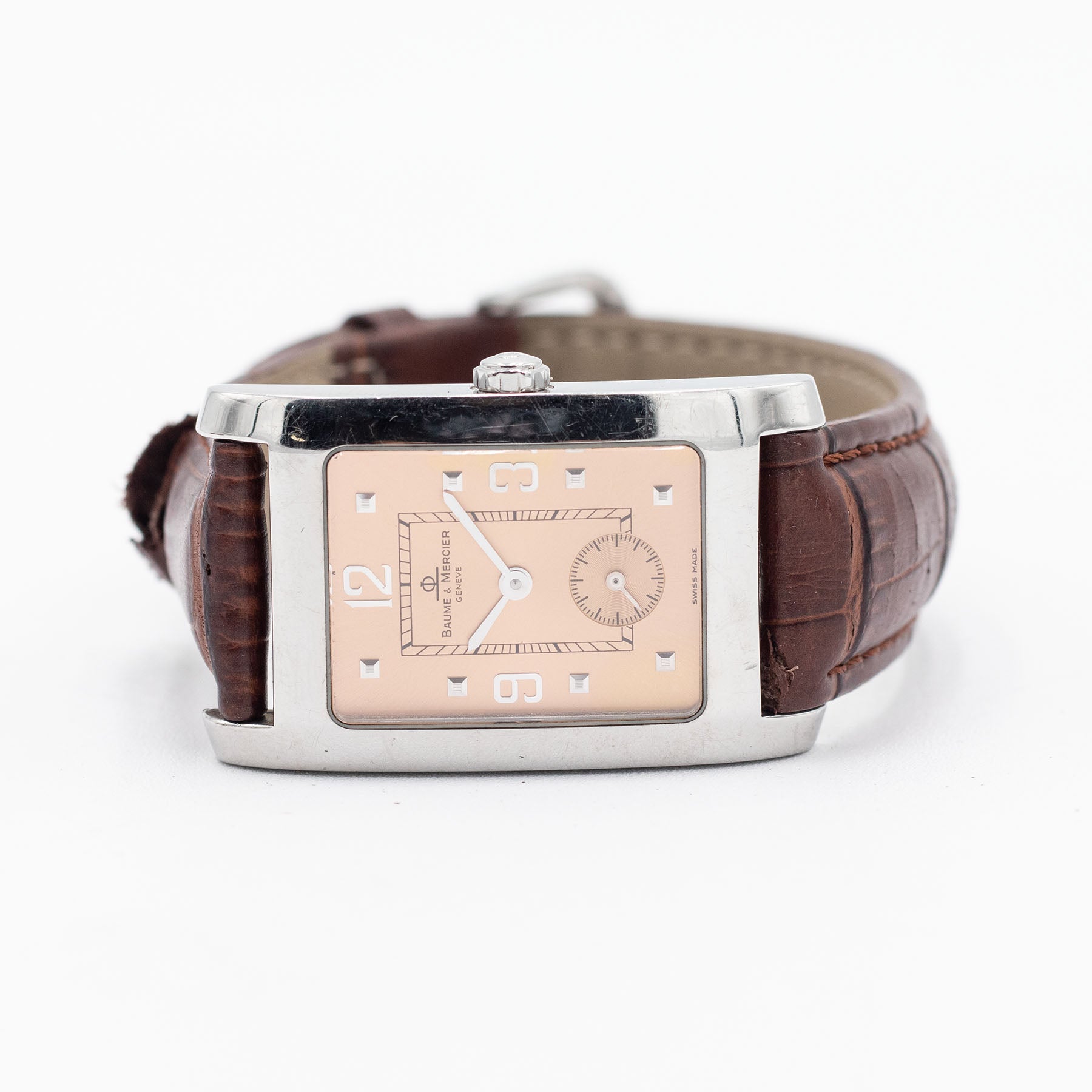 Buame & Mercier Hampton Stainless Steel Champagne Dial Watch