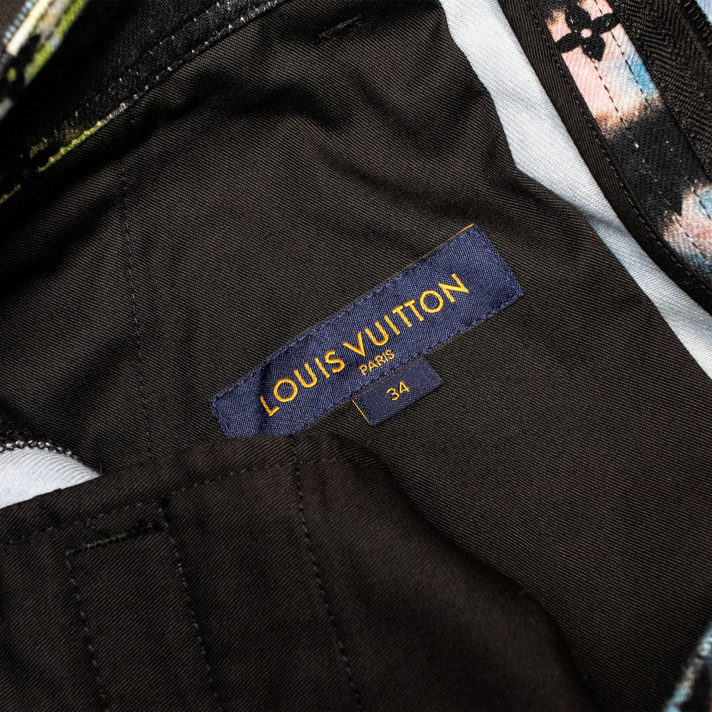 Louis Vuitton Tye Dye Cargo Jeans Size 34