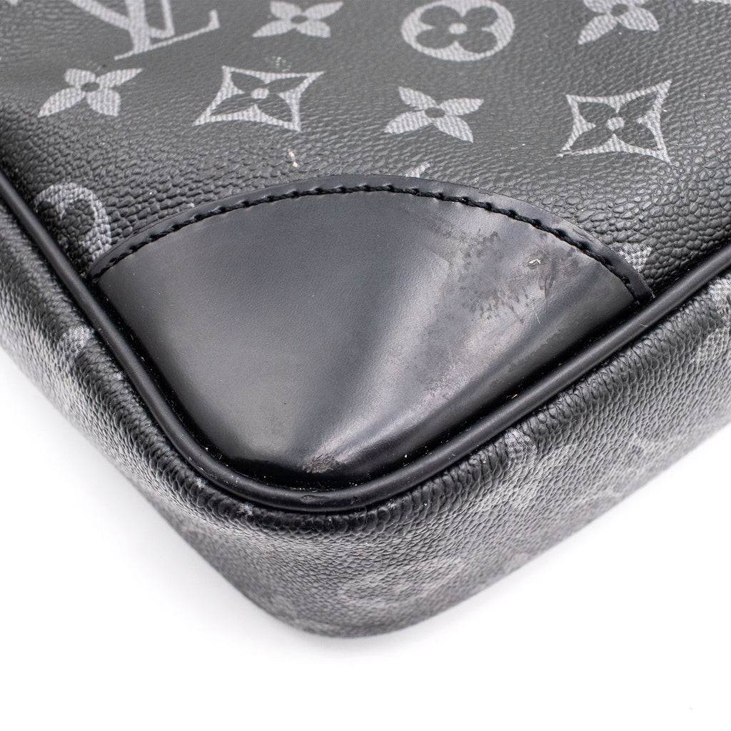 Louis Vuitton Porte Documents Voyage Black Monogram Briefcase