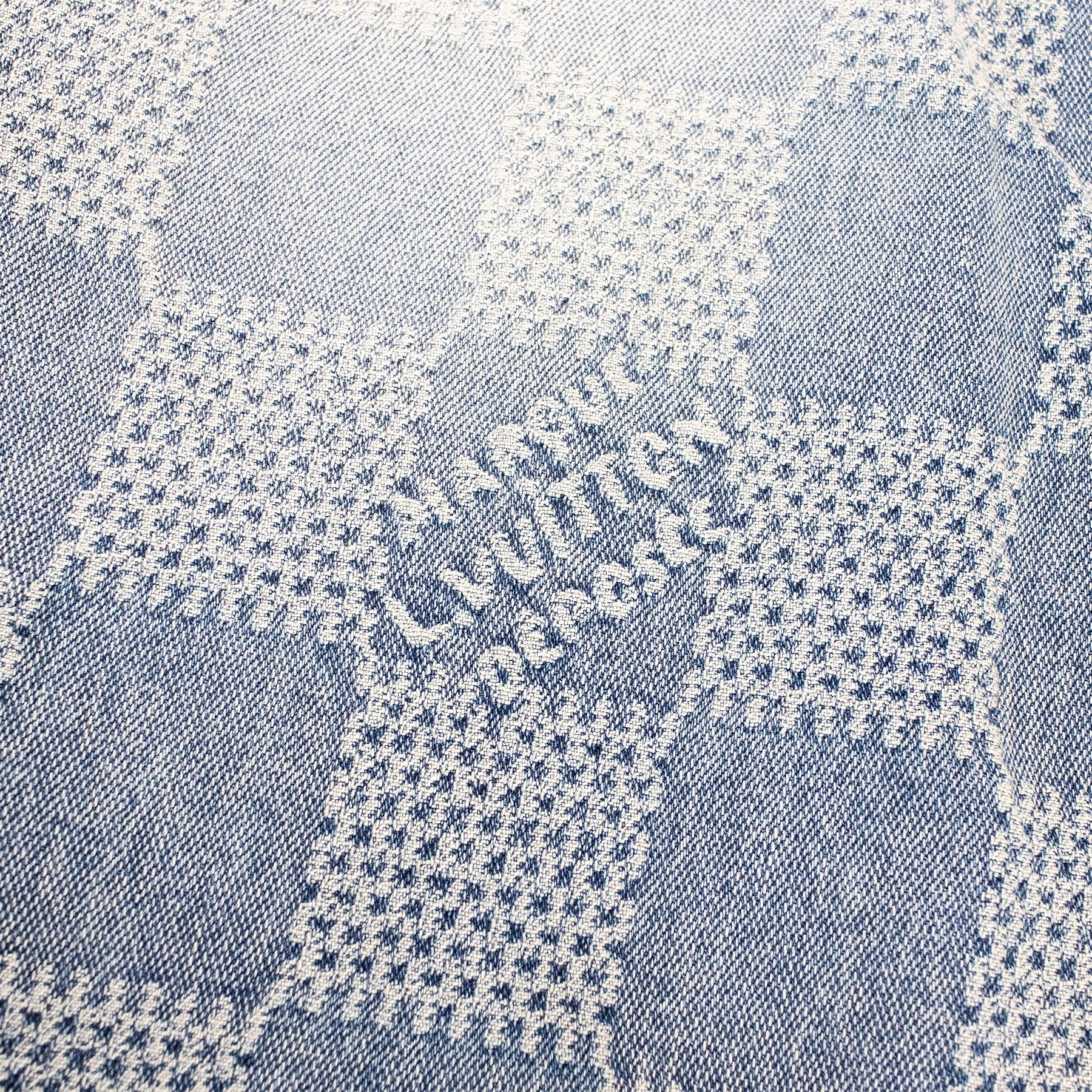 Louis Vuitton Damier Skate Green Accent Jeans