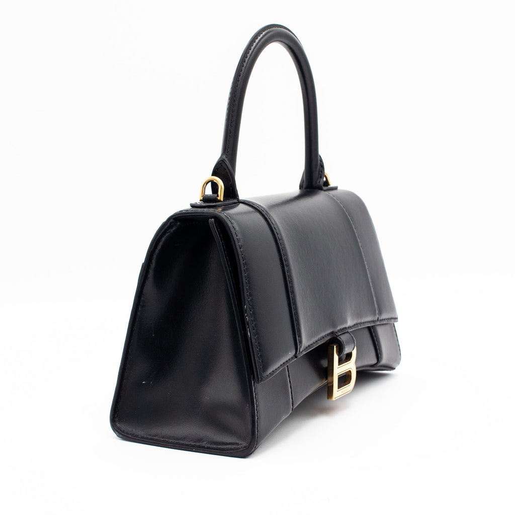 Balenciaga Mini Hourglass Black Handbag