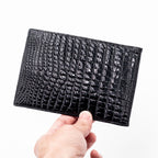 Gucci Black Crocodile Leather Vintage Wallet