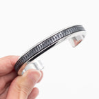 Tiffany & Co. Paloma Picasso Caliper Steel Titanium Cuff Bangle Bracelet