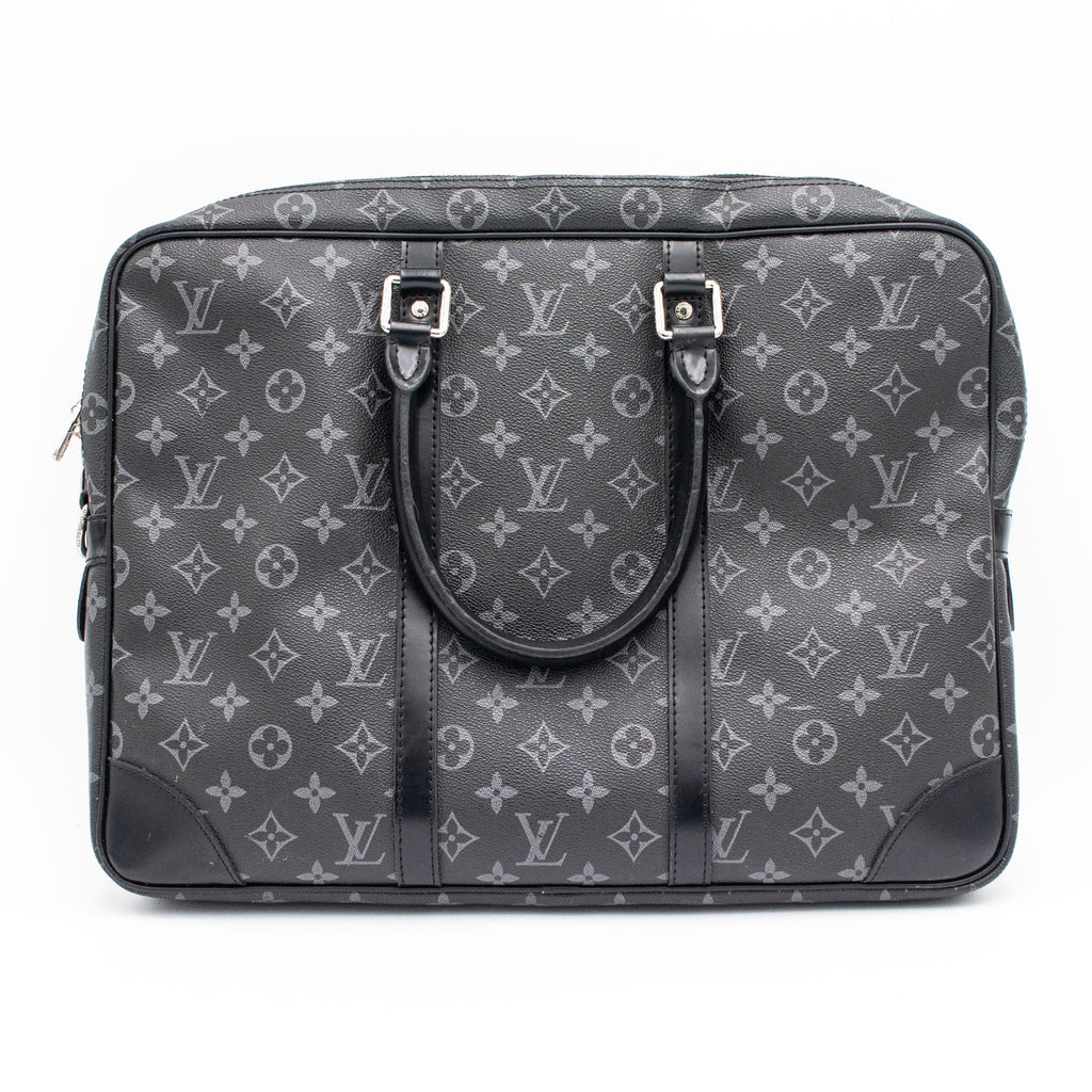 Louis Vuitton Porte Documents Voyage Black Monogram Briefcase