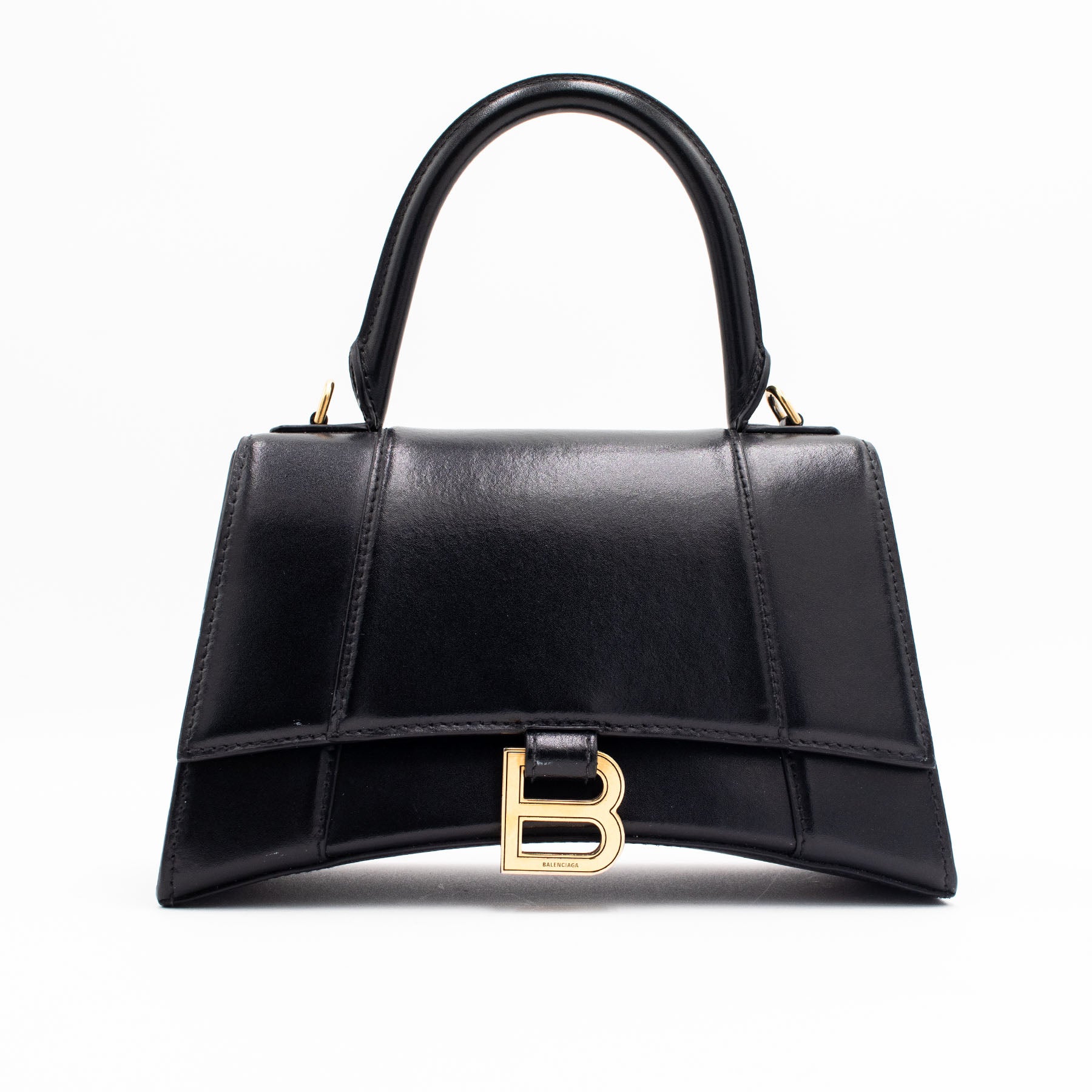 Balenciaga Mini Hourglass Black Handbag