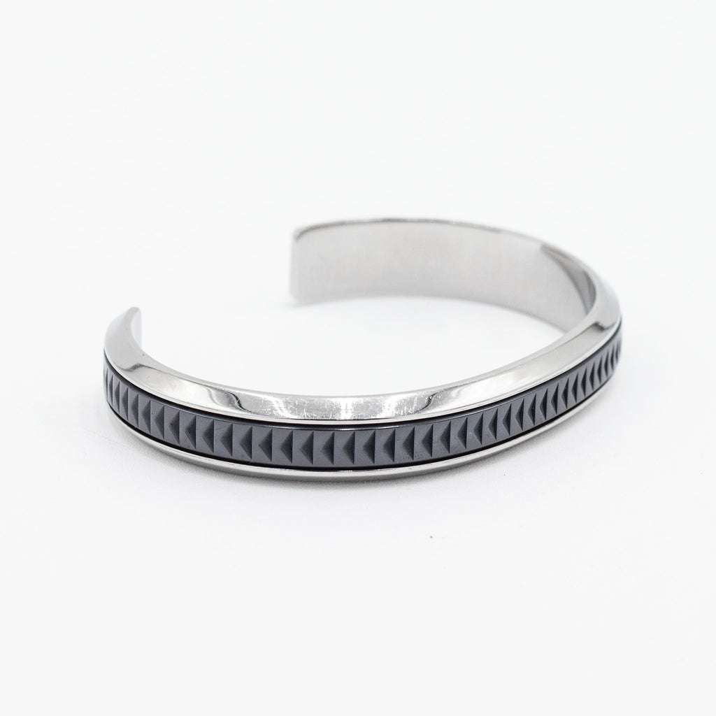 Tiffany & Co. Paloma Picasso Caliper Steel Titanium Cuff Bangle Bracelet