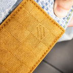 Louis Vuitton Damier Skate Green Accent Jeans