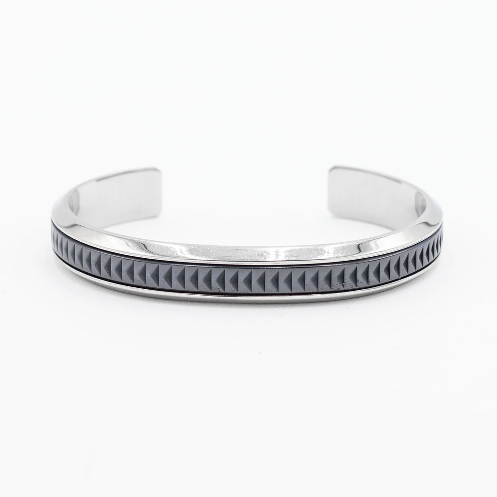 Tiffany & Co. Paloma Picasso Caliper Steel Titanium Cuff Bangle Bracelet