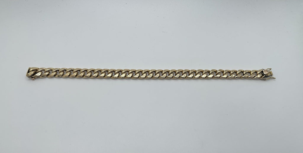 10k Yellow Gold Cuban Link Bracelet