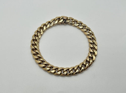 10k Yellow Gold Cuban Link Bracelet