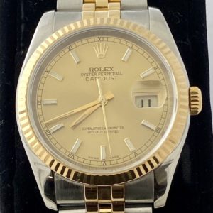Rolex Datejust 116233 36mm Two Tone Automatic Watch