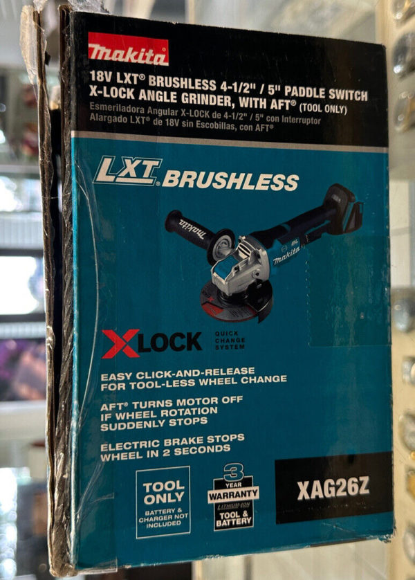 Makita XAG26Z 18V LXT Cordless Brushless Paddle Switch X Lock