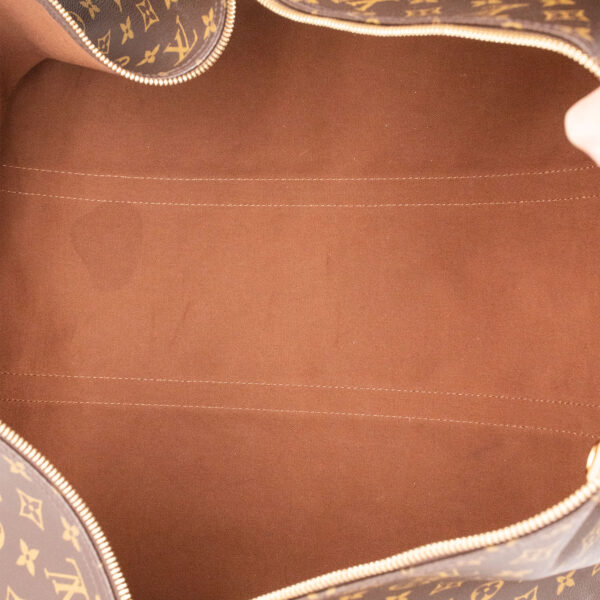 Louis Vuitton Keepall 55 Monogram Brown Duffle Bag - Image 9