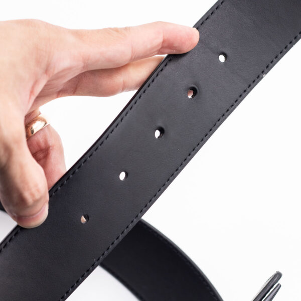 Louis Vuitton Initiales 40mm Matte Black Belt - Image 7