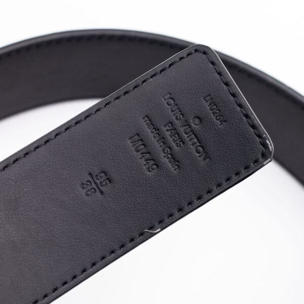 Louis Vuitton Initiales 40mm Matte Black Belt - Image 6