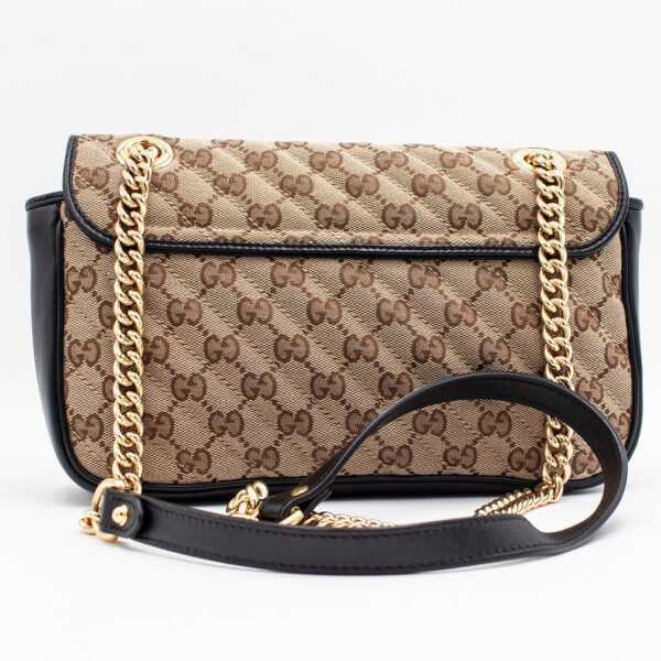 Gucci GG Marmont Canvas Small Shoulder Bag - Image 3