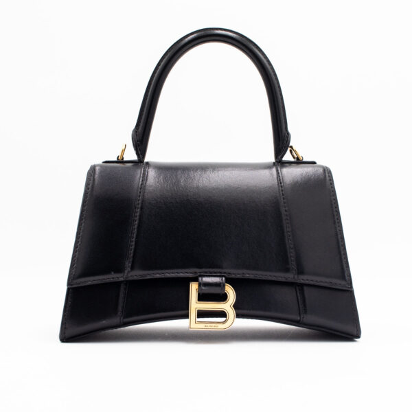 Balenciaga Mini Hourglass Black Handbag - Image 4