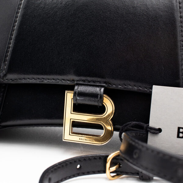 Balenciaga Mini Hourglass Black Handbag - Image 3