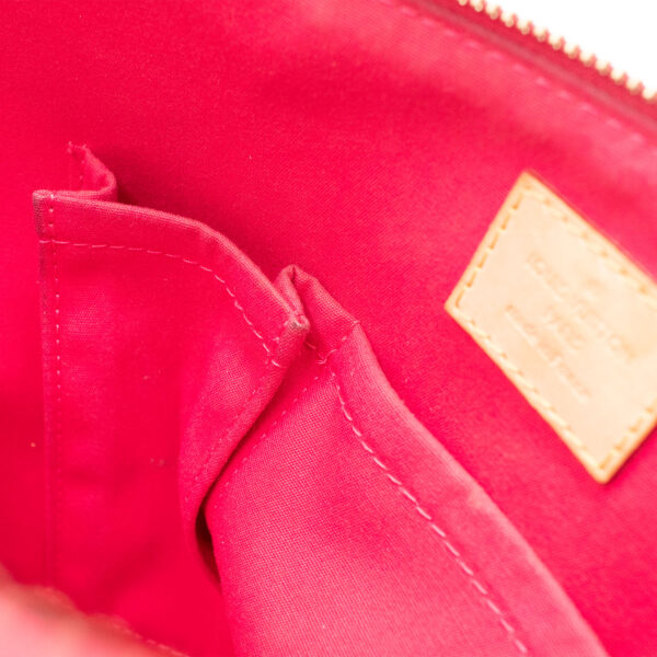 Louis Vuitton Vernis Bellevude Monogram Red Handbag - Image 18