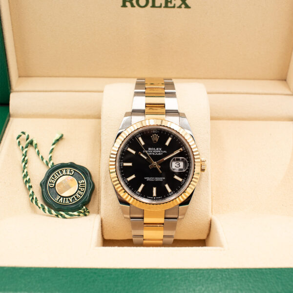 Rolex 126333 Datejust Two Tone Black Dial Watch With Box And Papers - Image 2