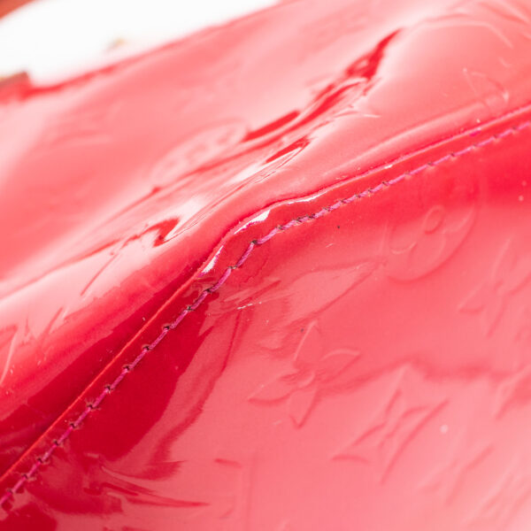 Louis Vuitton Vernis Bellevude Monogram Red Handbag - Image 11