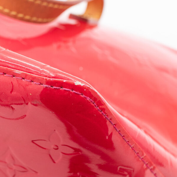 Louis Vuitton Vernis Bellevude Monogram Red Handbag - Image 10