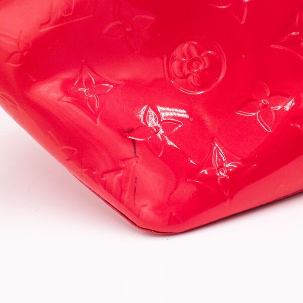 Louis Vuitton Vernis Bellevude Monogram Red Handbag - Image 5
