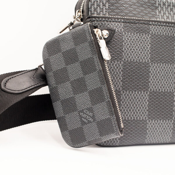 Louis Vuitton Trio Messenger Crossbody Black Handbag - Image 3