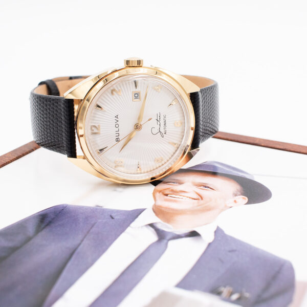 Bulova Frank Sinatra Special Edition Gold Tone Watch - Image 8