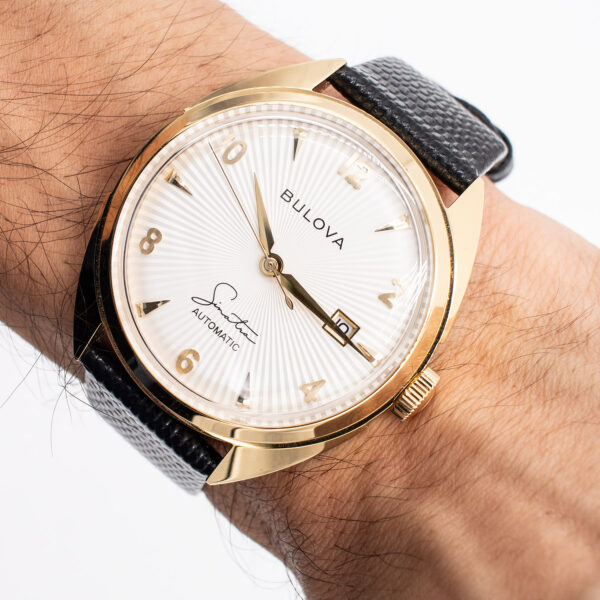 Bulova Frank Sinatra Special Edition Gold Tone Watch - Image 4