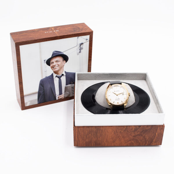 Bulova Frank Sinatra Special Edition Gold Tone Watch - Image 2