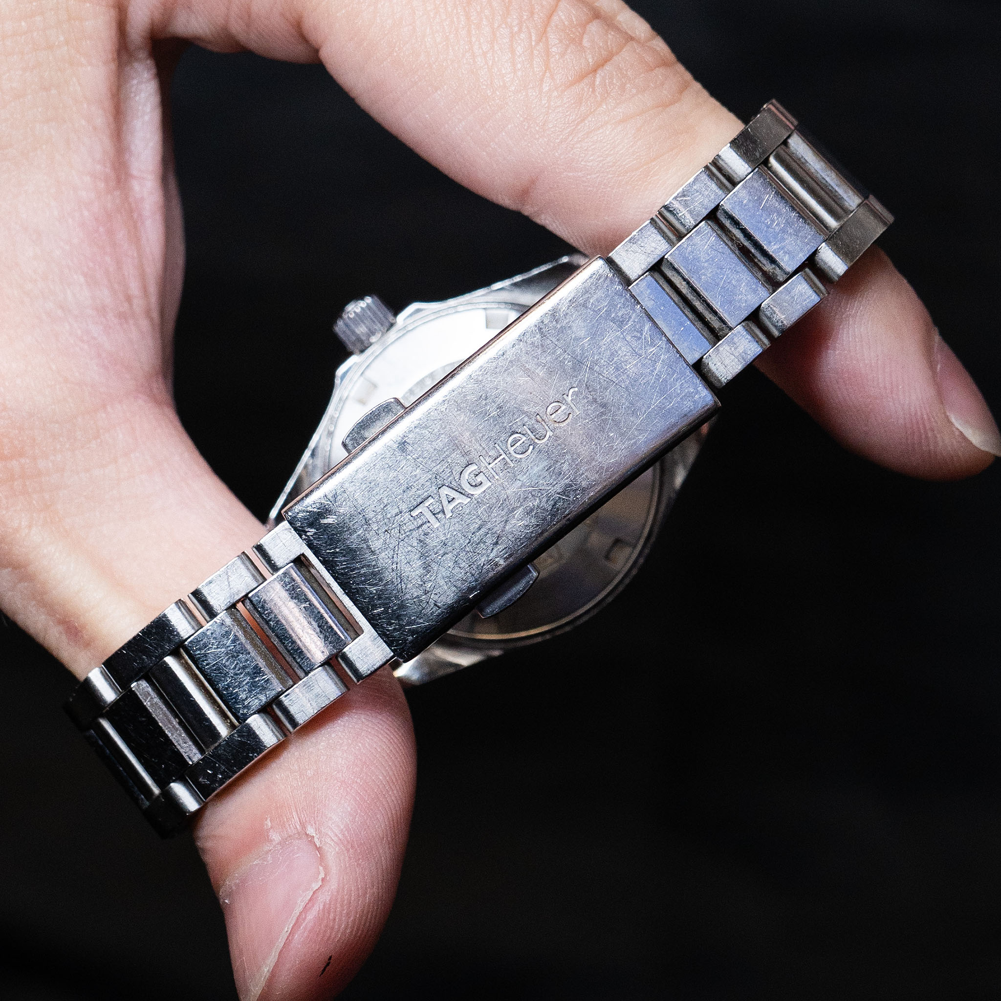 Tag Heuer Aquaracer Mother of Pearl Dial Stainless Steel Ladies Watch - Image 5